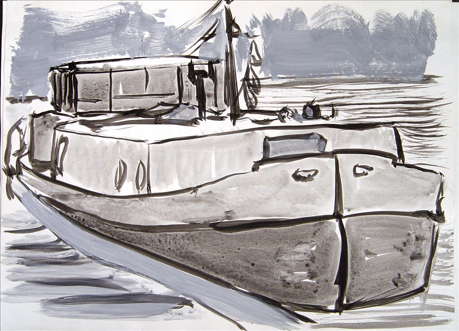 on the quay