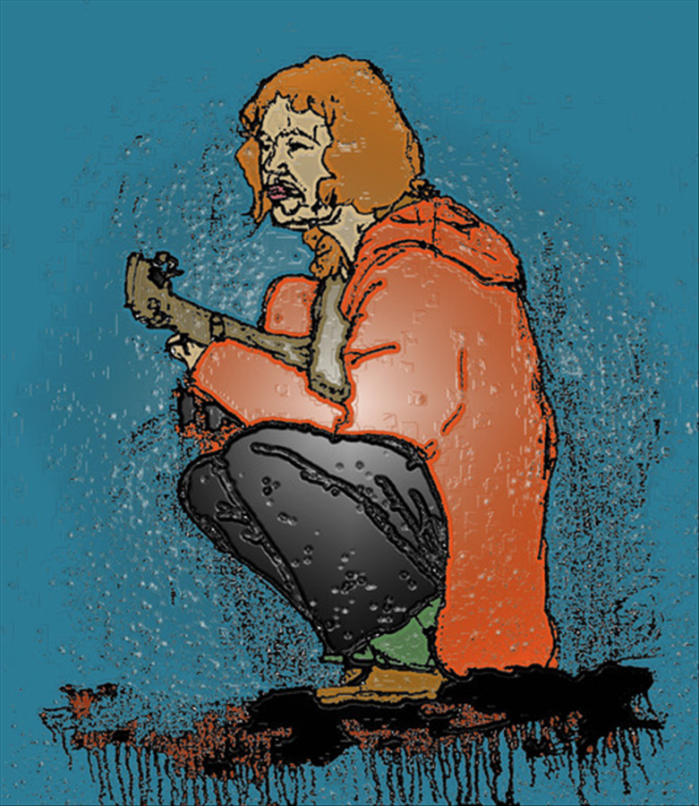 straat muzikant