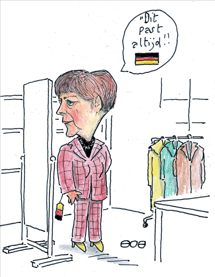 Angela Merkel colbert